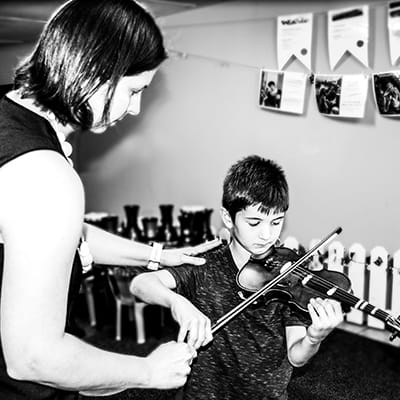 Jong seun leer viool